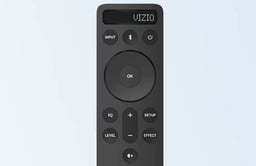 Image of a smart phone being used as a TV remote