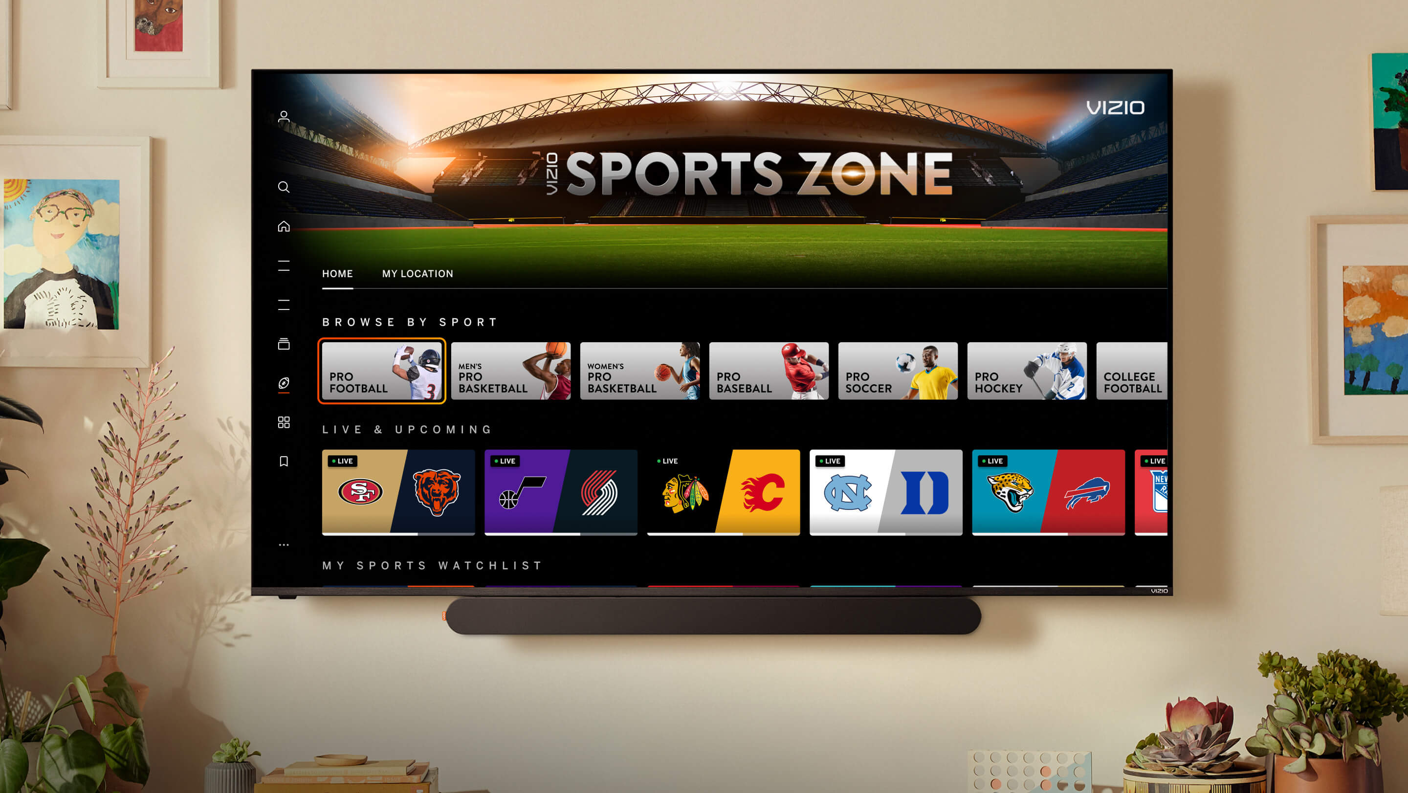 tv featuring sportszone