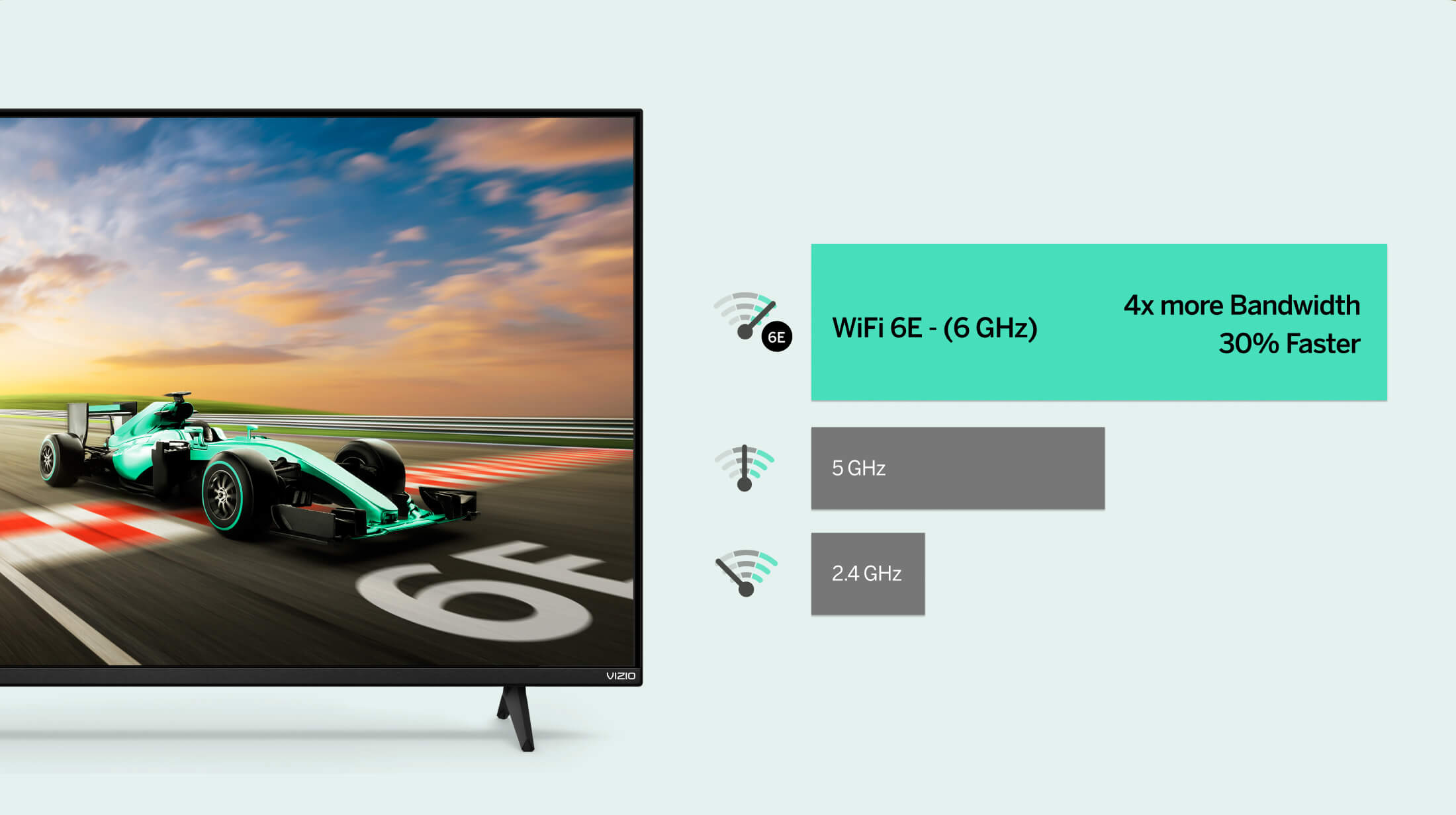 VIZIO Smart TV 4K QLED HDR de 43 pulgadas serie MQ6 con Dolby Vision, WiFi  6E, compatible con auriculares Bluetooth, compatibilidad con AMD FreeSync y