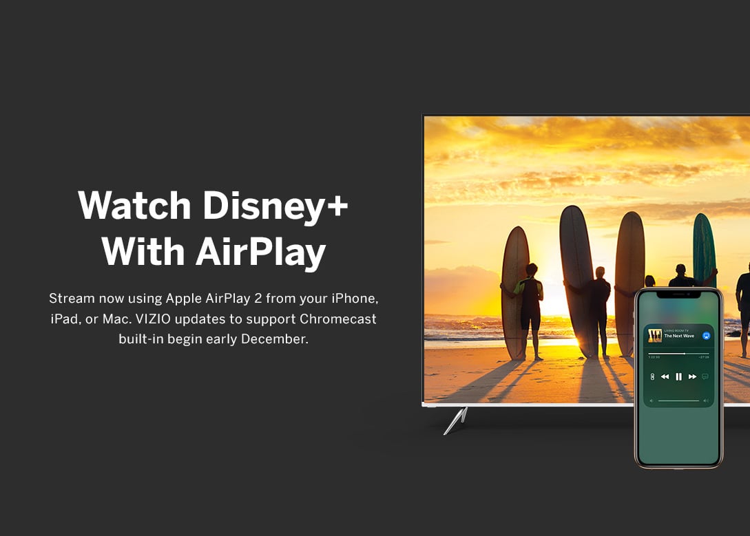 vizio soundbar airplay