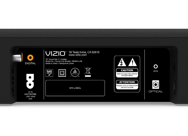 VIZIO 5.1 Sound Bar