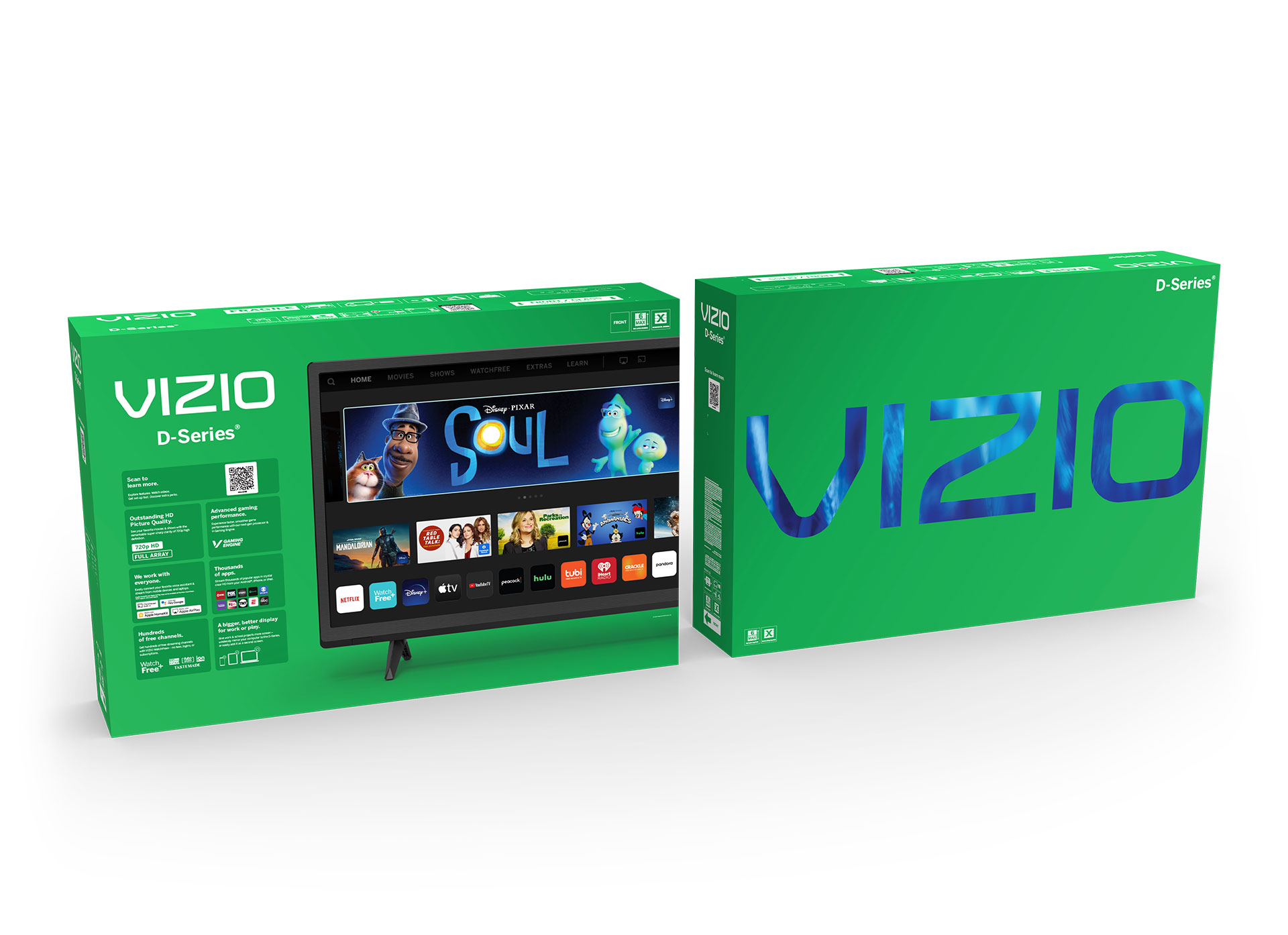 LED VIZIO HDTV 32" Class D-Series Smart 1080p 