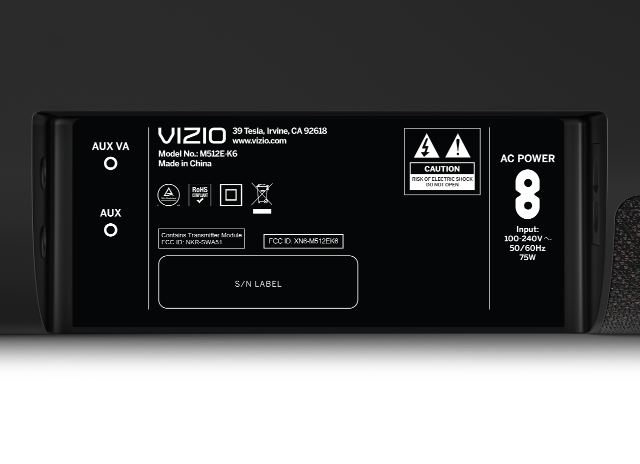 Vizio 39 cheap inch sound bar