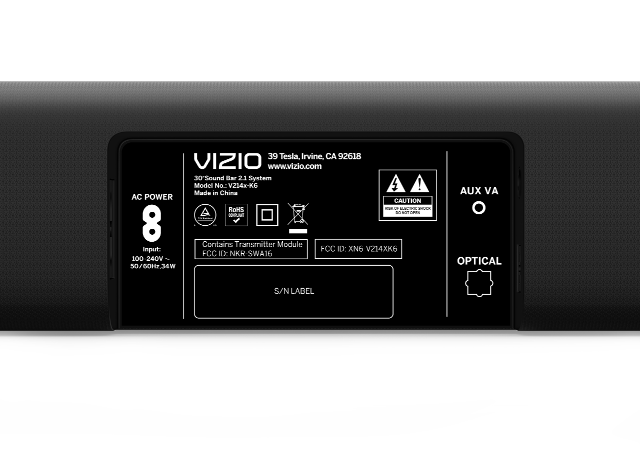 V Series 2.1 Sound Bar