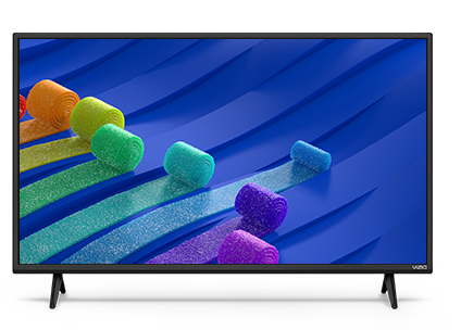 Image of TV with colorful graphic