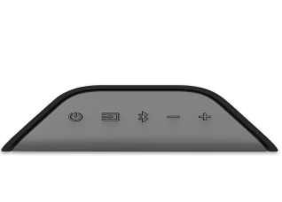 Image of TV with colorful graphic